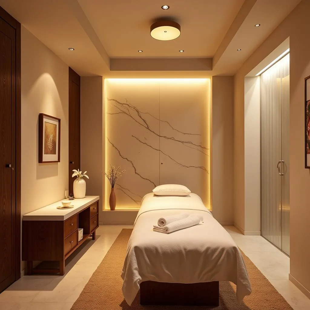 Luxurious Spa Treatment Room