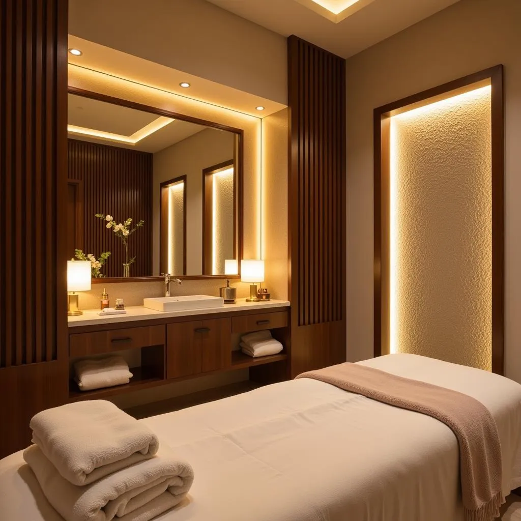 Luxurious Spa Treatment Room in Lucknow