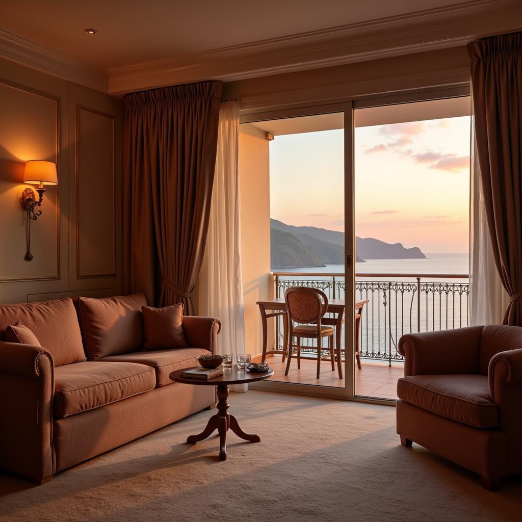 Spacious suite with panoramic sea views at Acapulco Resort