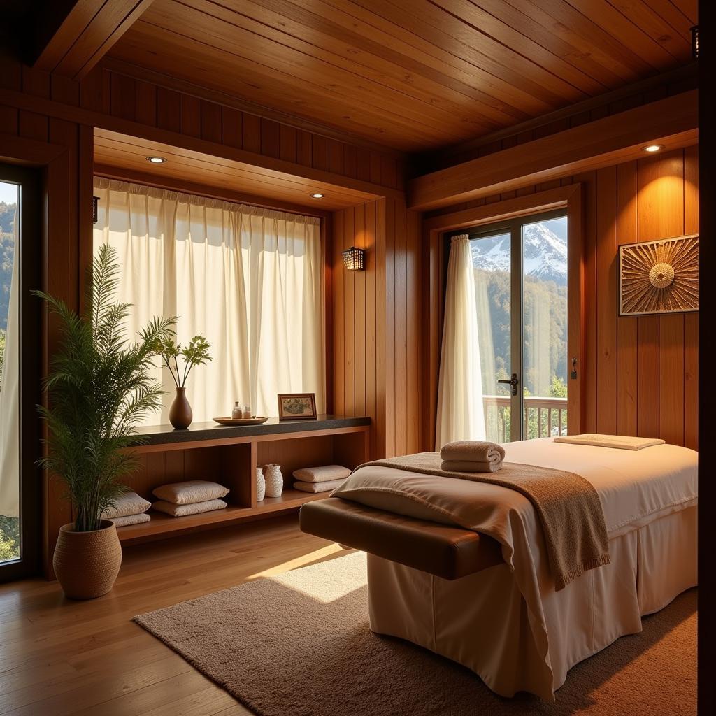 Serene Spa Treatment Room in Manali