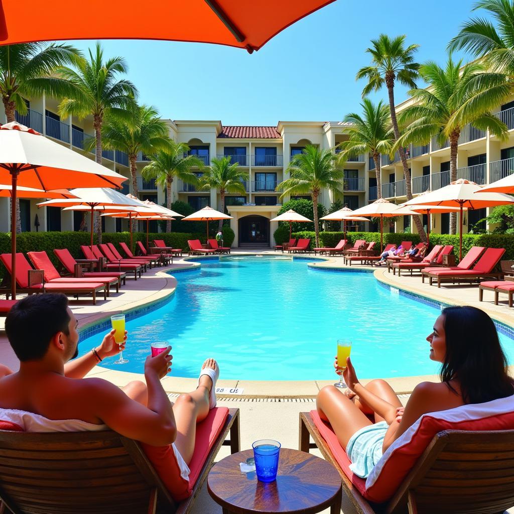 Invigorating Pool Area at Mavsa Resort