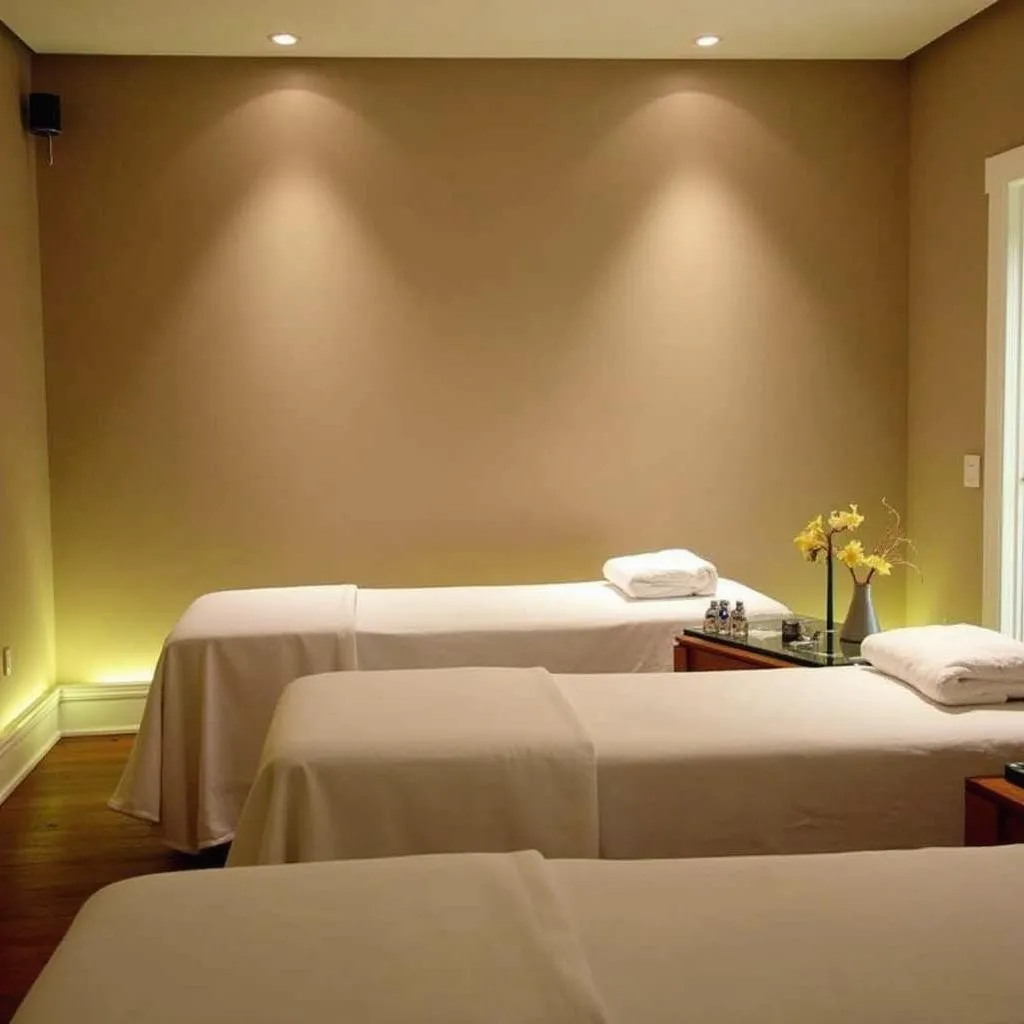 Serene treatment room at mh florence hotel &amp; spa