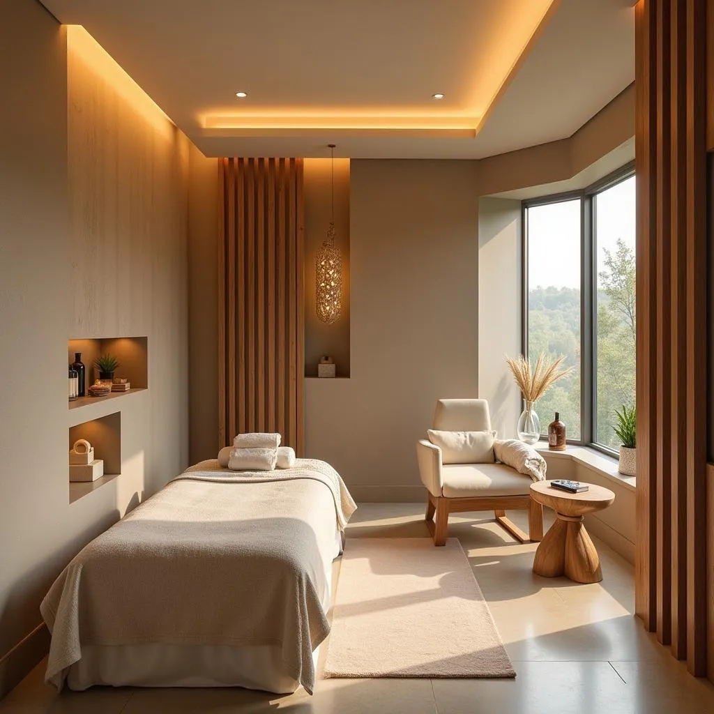 Modern Spa Treatment Room