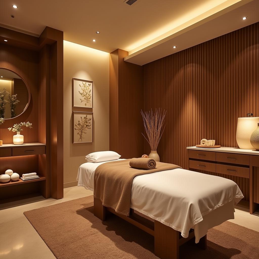 Tranquil Treatment Room at Naman Spa Ahmedabad