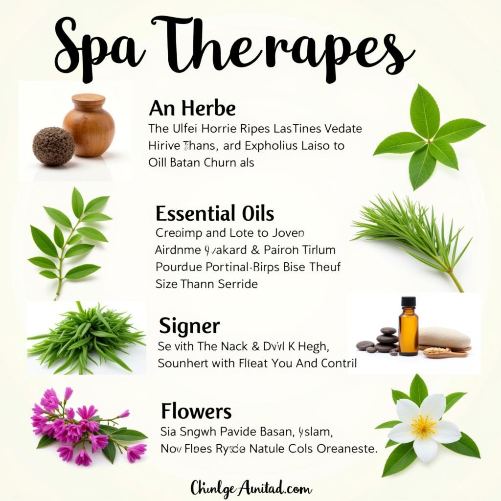 Natural Ingredients for Spa Therapies