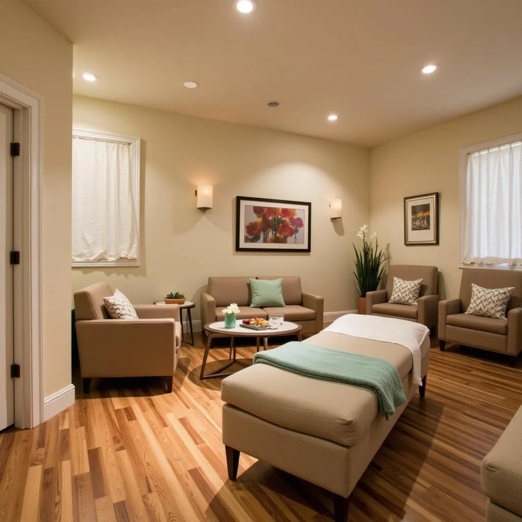 Serene Relaxation Room at Newberry Spa