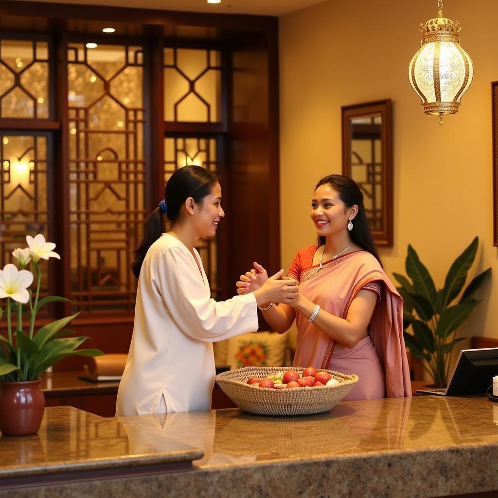 Welcoming Reception at Nirvana Thai Spa Vijayawada