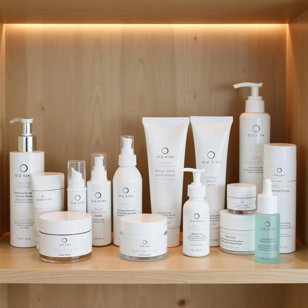 Premium Skincare Products at O2 Spa