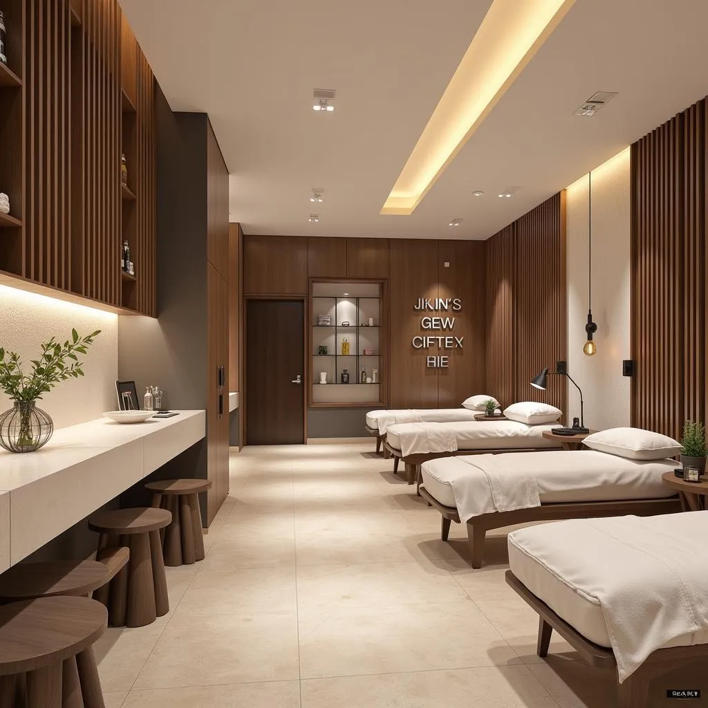 Modern and luxurious spa interior design