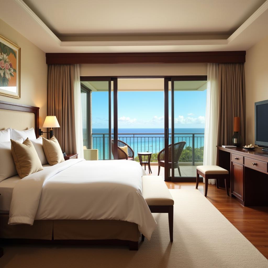 Luxury Ocean View Room at Outrigger Mauritius