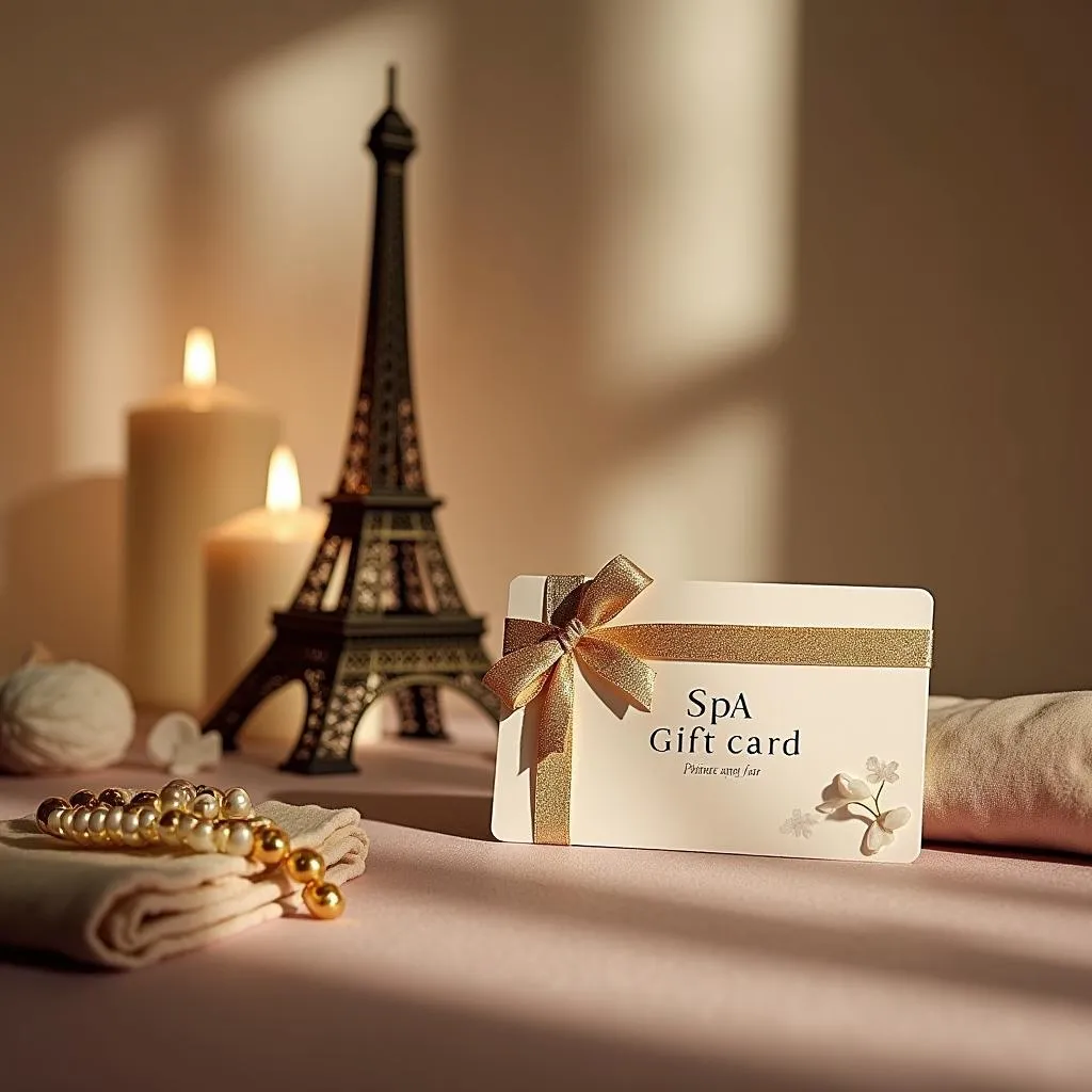 Luxurious Spa Gift Card in Paris