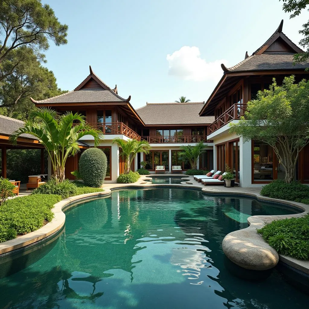 Luxurious exterior of Phu Pi Maan Resort & Spa