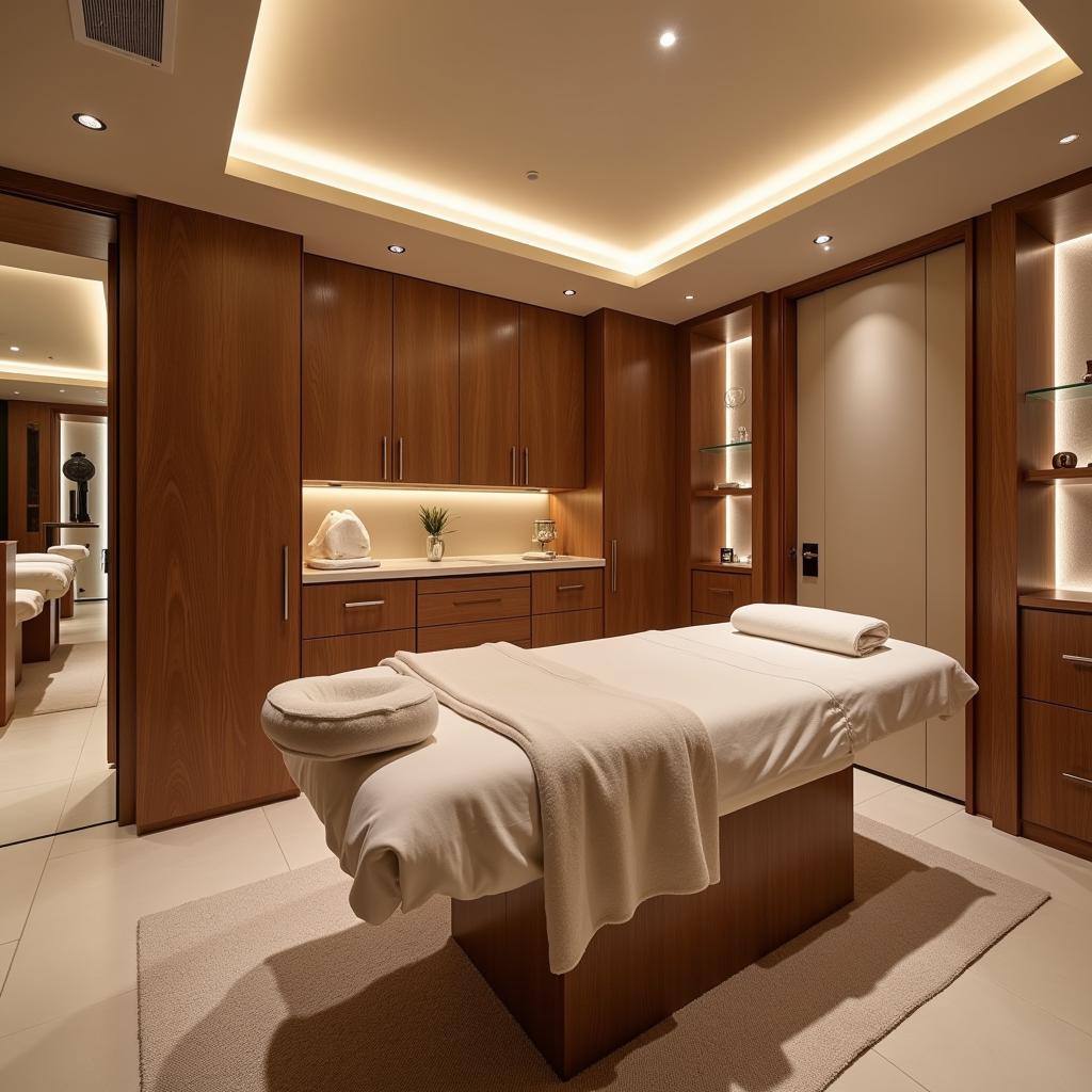 Luxurious Pininfarina Spa Treatment Room