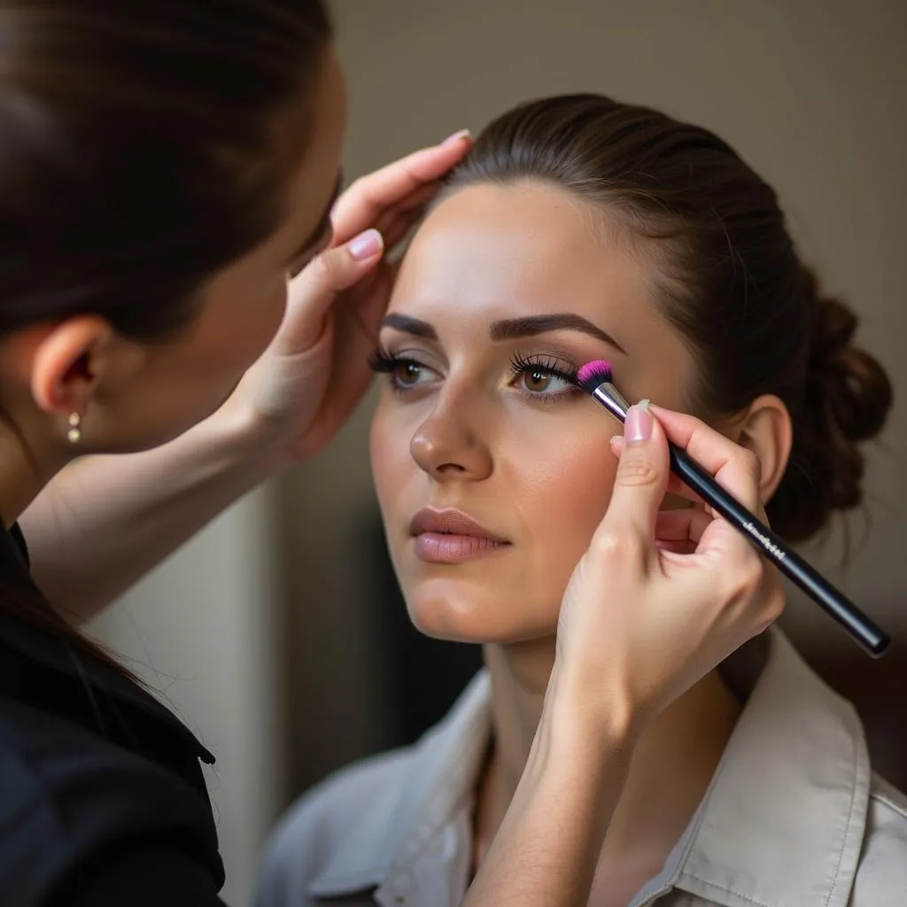 Professional Makeup Application at Angela Makeup &amp; Spa