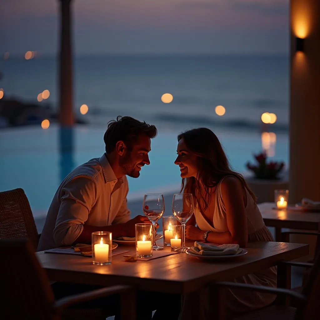 Romantic poolside dining at 8 Radisson Resort and Spa Alibaug