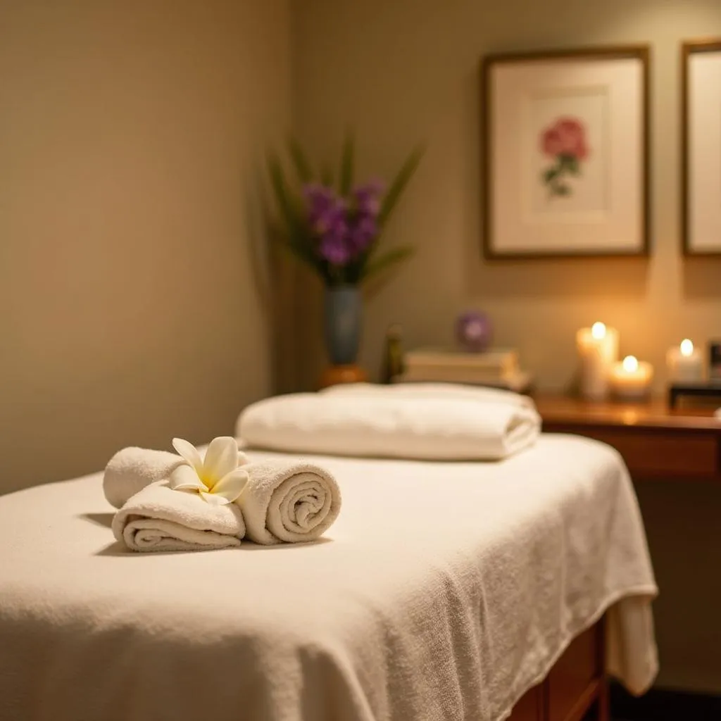 Tranquil Spa Treatment Room in Raleigh