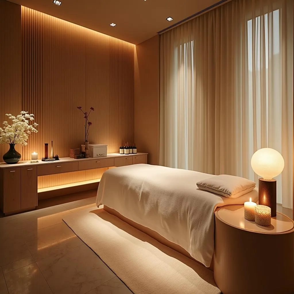 Luxurious Treatment Room at Regius Spa Lower Parel