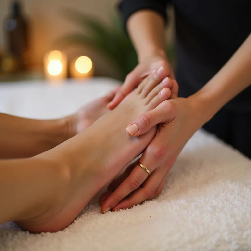 Relaxing Foot Massage at Cocktail Spa