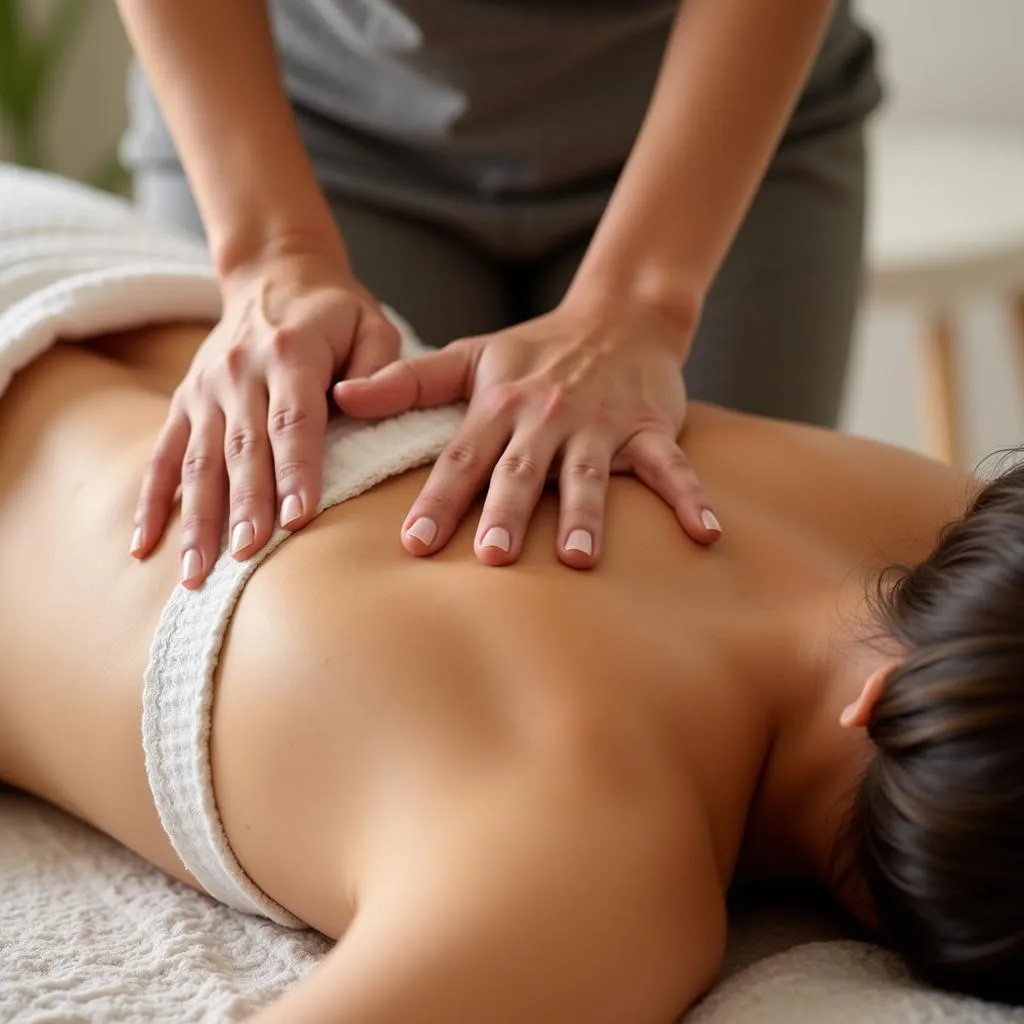 Relaxing Massage Therapy Session