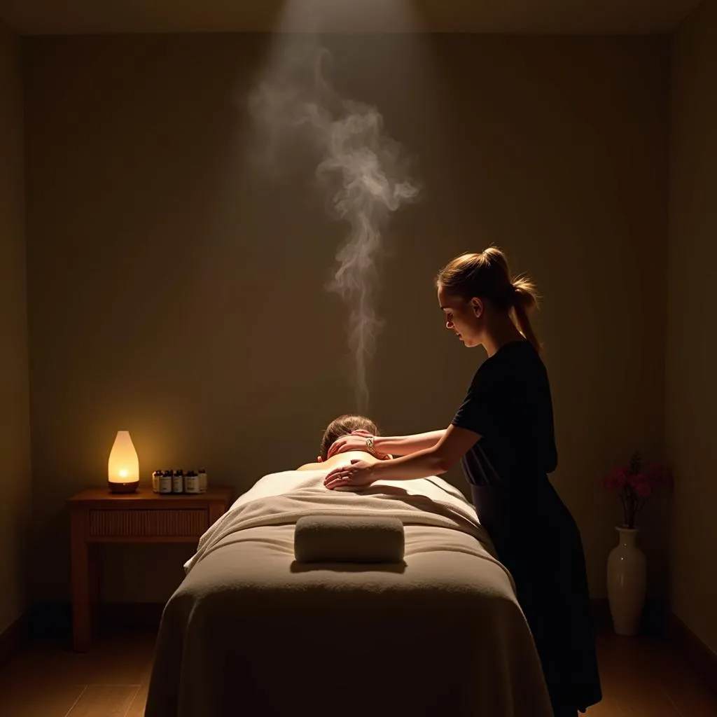 Relaxing Massage with Aromatherapy Oils