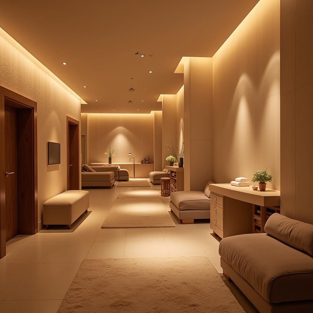 Relaxing Nails & Spa Environment