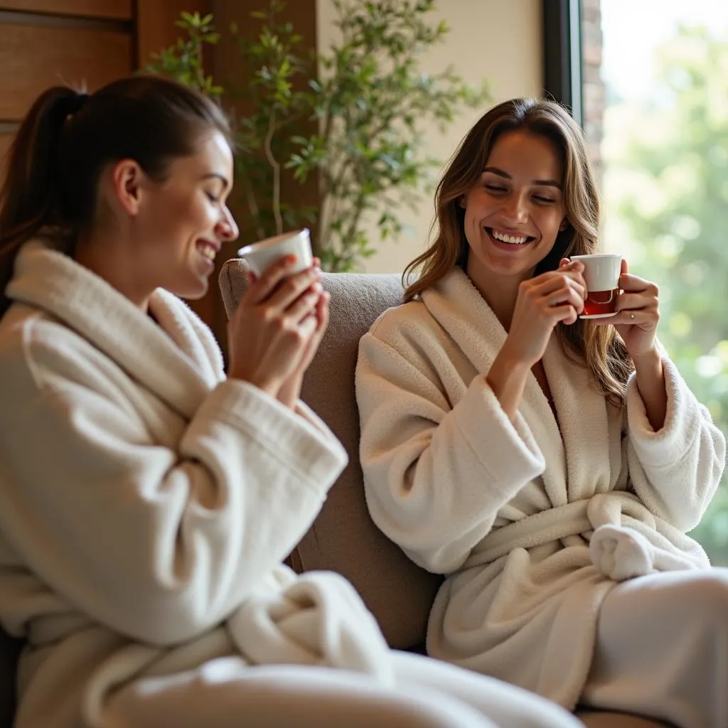 A couple enjoying a relaxing spa day in Perambalur