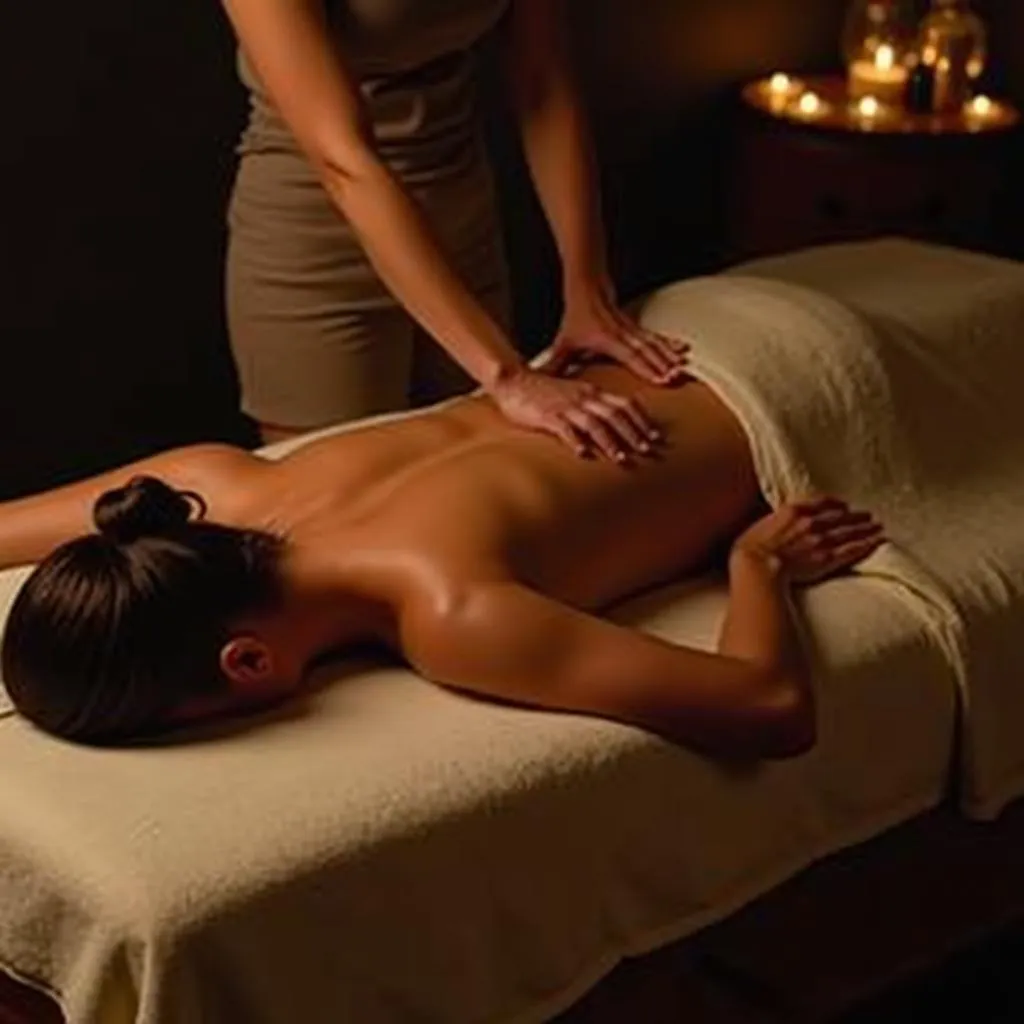 Relaxing Spa Massage Treatment