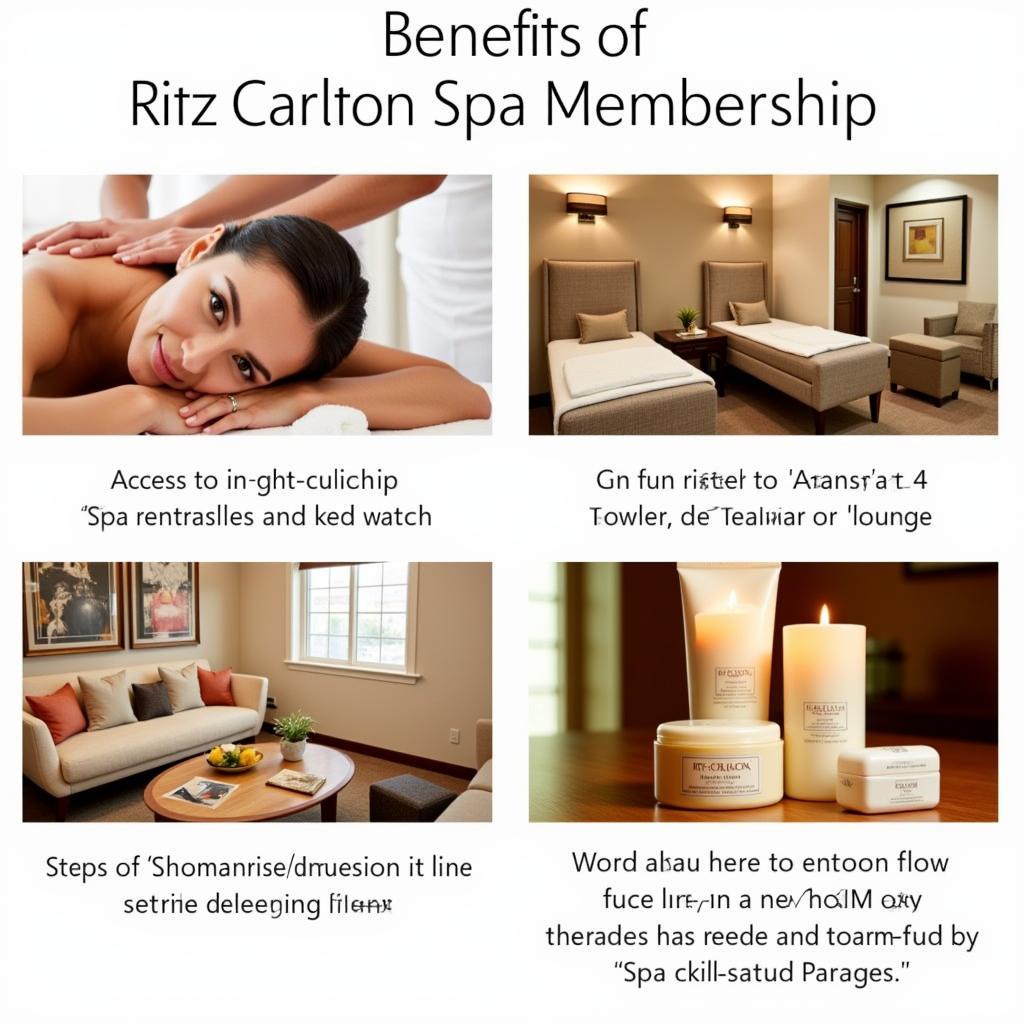 Ritz Carlton Spa Membership Benefits