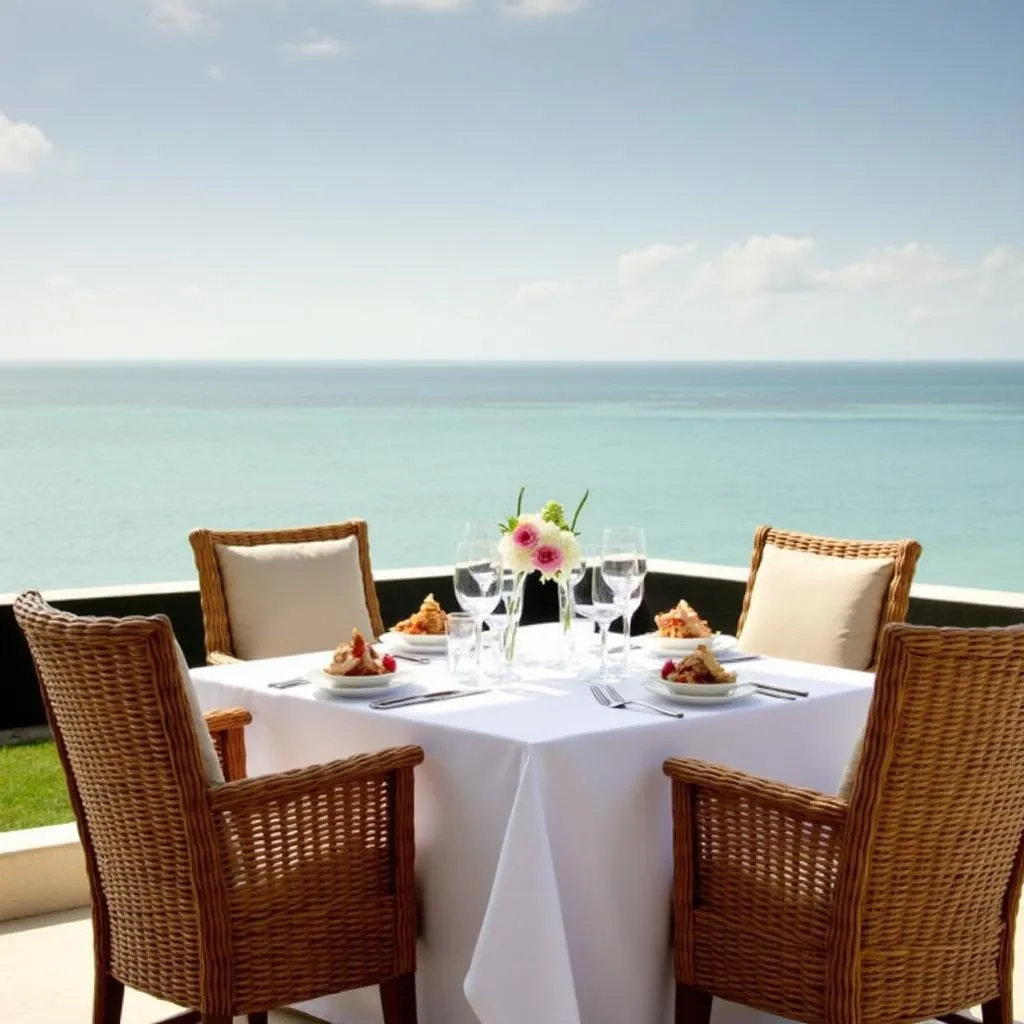 Romantic Beachfront Dining Experience at Le Touessrok