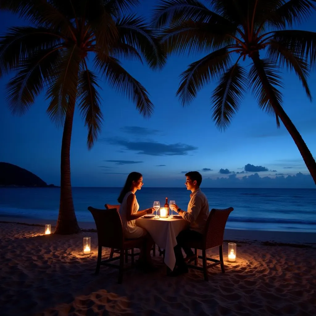 Romantic Oceanfront Dining at AR Roca Esmeralda Hotel