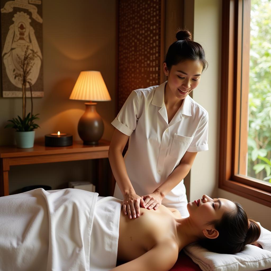 Traditional Thai Massage at a Royal Buddha Spa