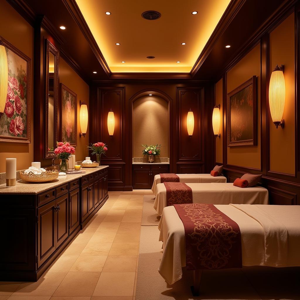 Luxurious Royal Spa Interior in Bangalore