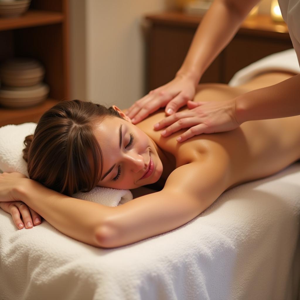 Soothing Massage at a Salamanca Hotel Spa