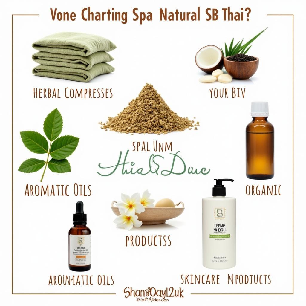 Natural Products Used in an SB Thai Spa