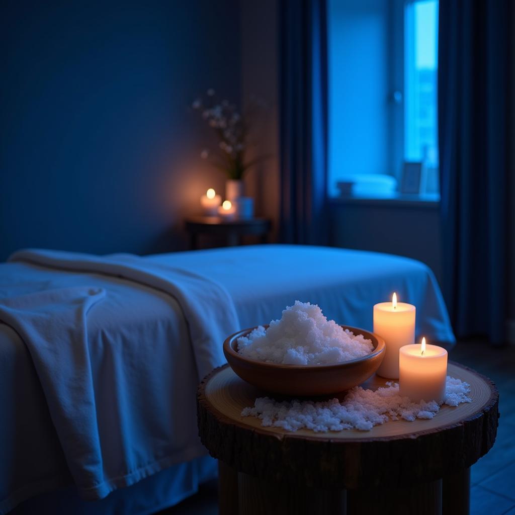 Luxurious Sea Salt Spa Treatment Room