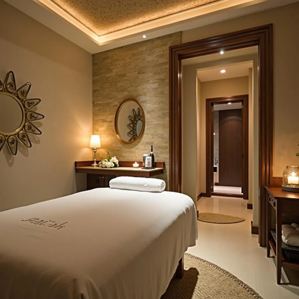 Serene Spa Treatment Room