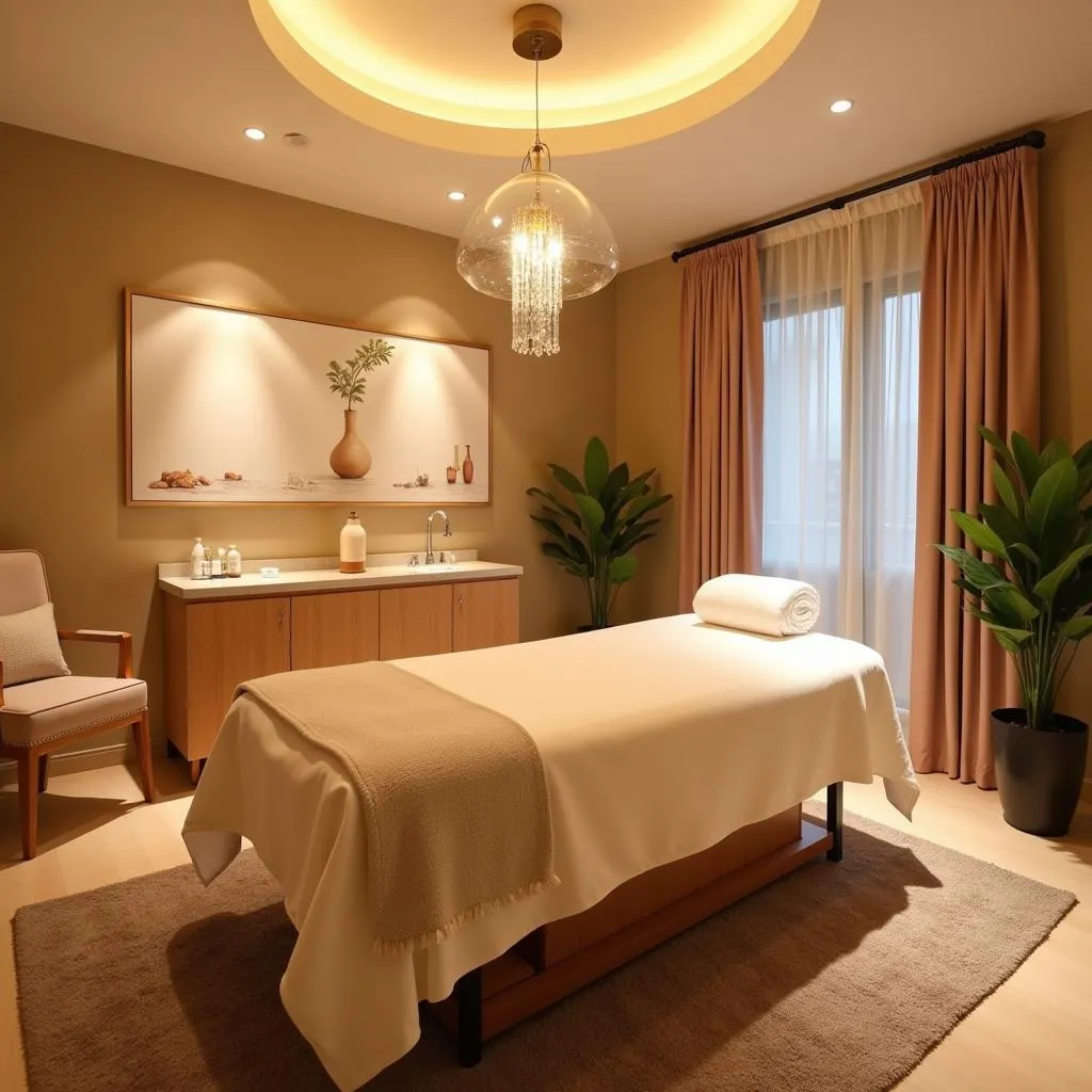 Tranquil Treatment Room in Bella Spa Bangalore