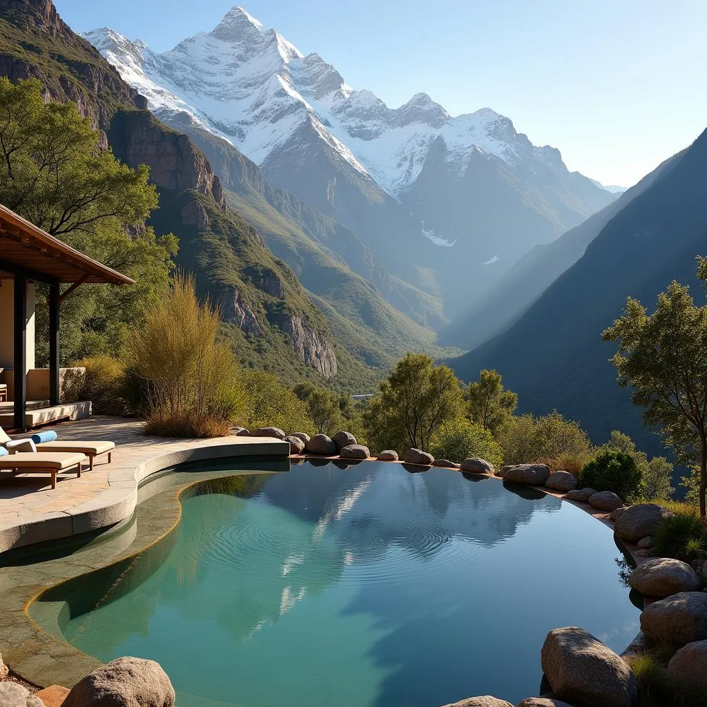 Serene Spa in Mendoza Mountains