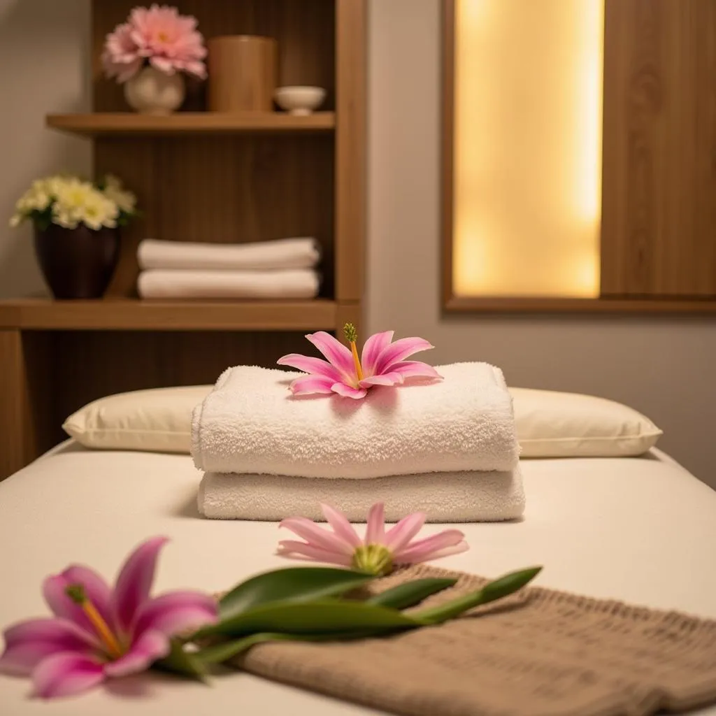 Serene Spa Treatment Room in Bangalore