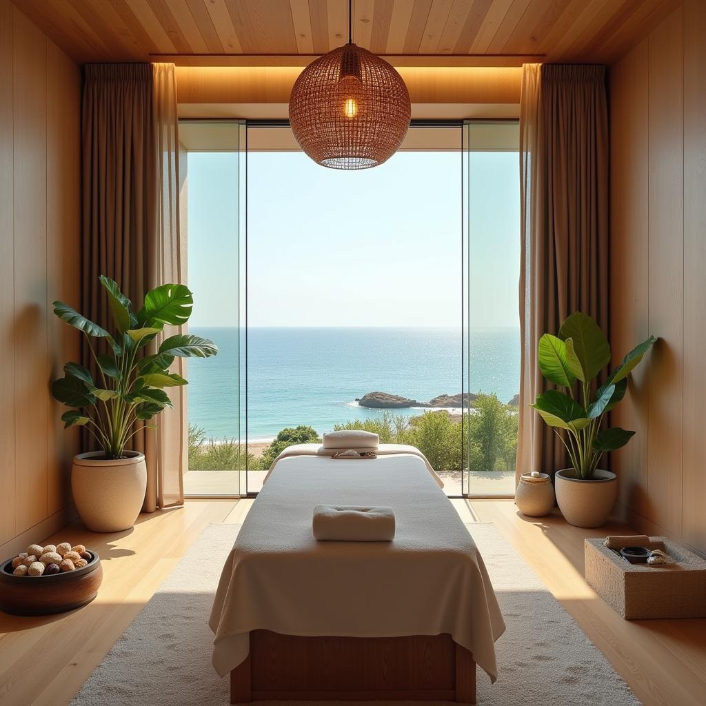 Sharq Village Spa Treatment Room with Ocean View