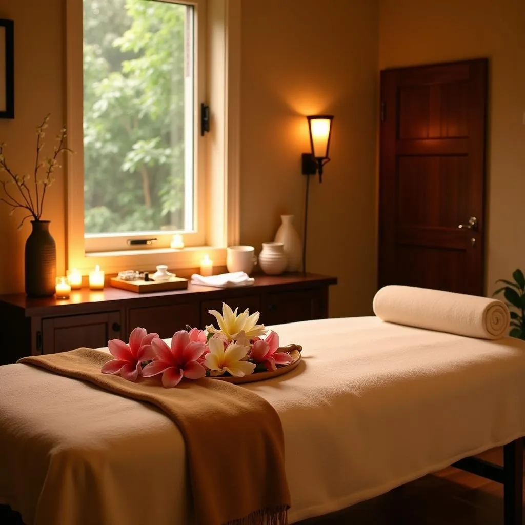 Serene Spa Treatment Room in Shillong