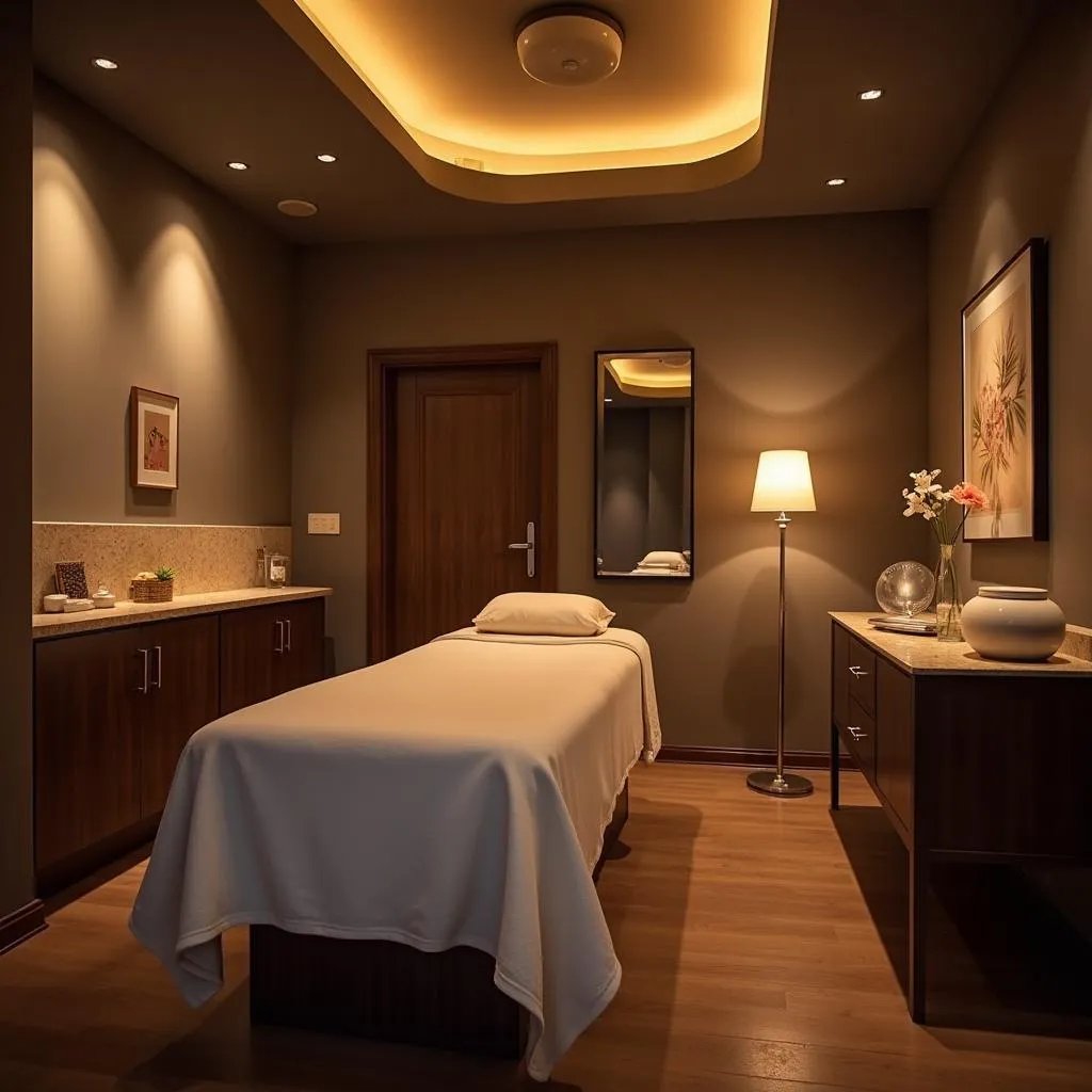 Serene Spa Treatment Room