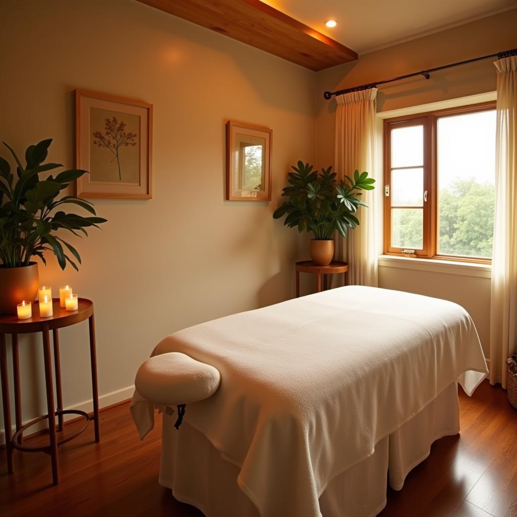 Relaxing Sigma Tau Spa Treatment Room