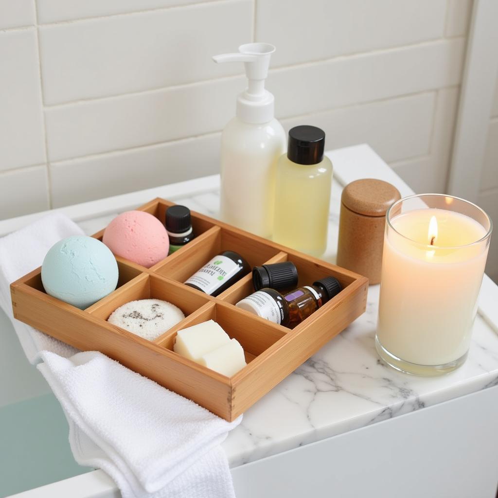 Spa Caddy Organization Ideas