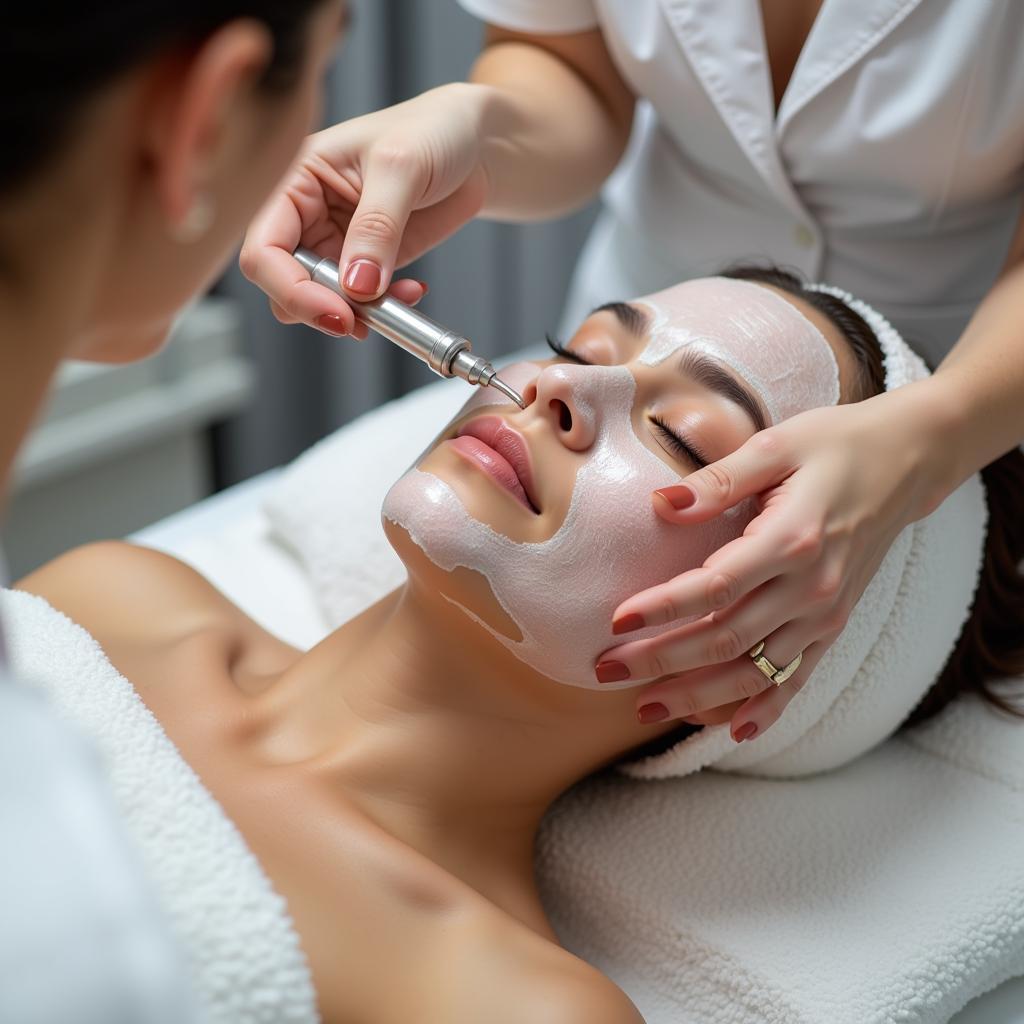 Spa Facial for Acne Treatment