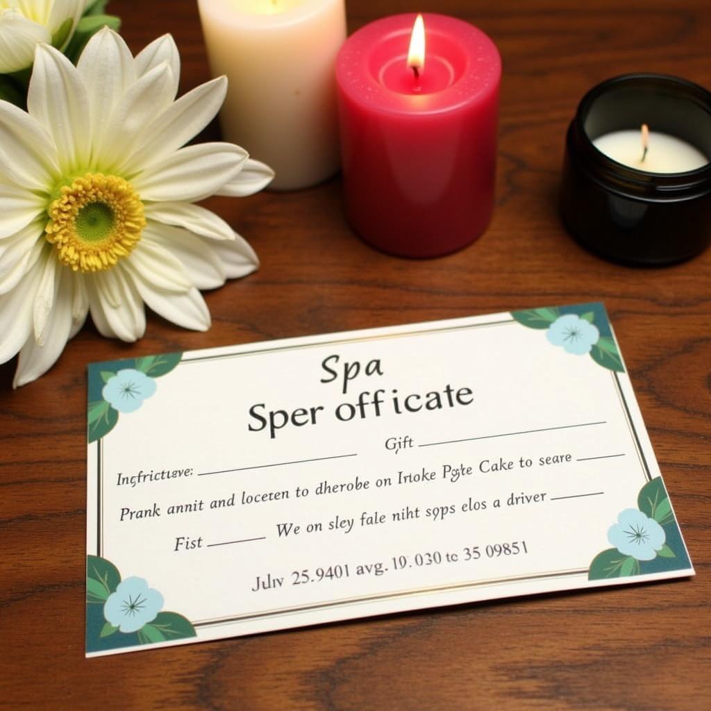 Spa Gift Certificate for Thekkady Spa