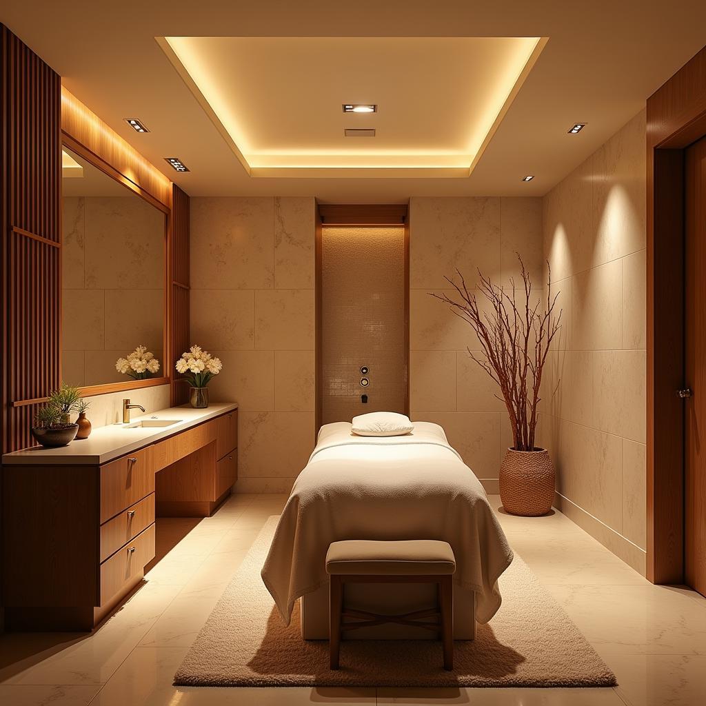 Luxury Spa Treatment Room at Spa Hotel Du Lac