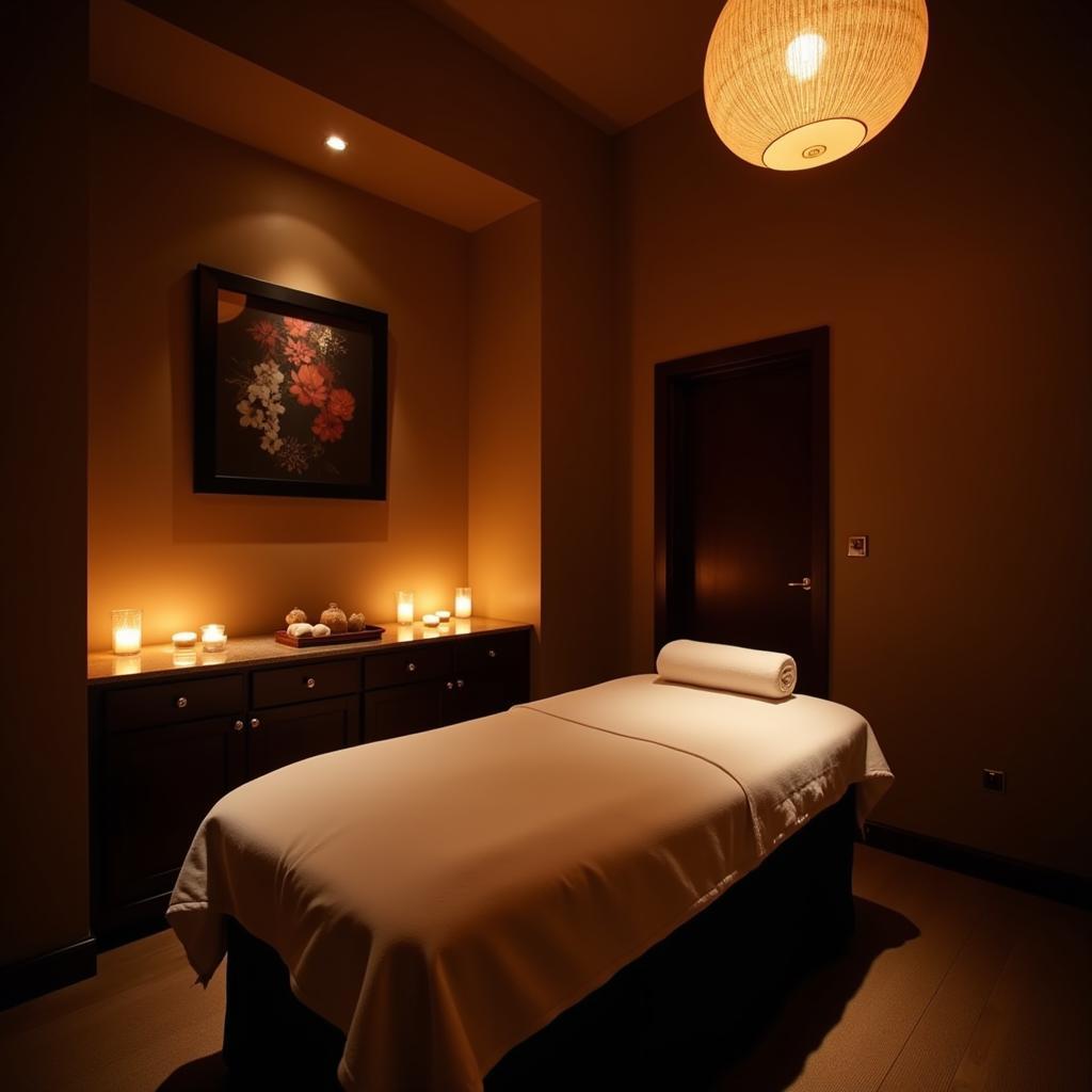 Relaxing Spa Treatment Room in Satellite