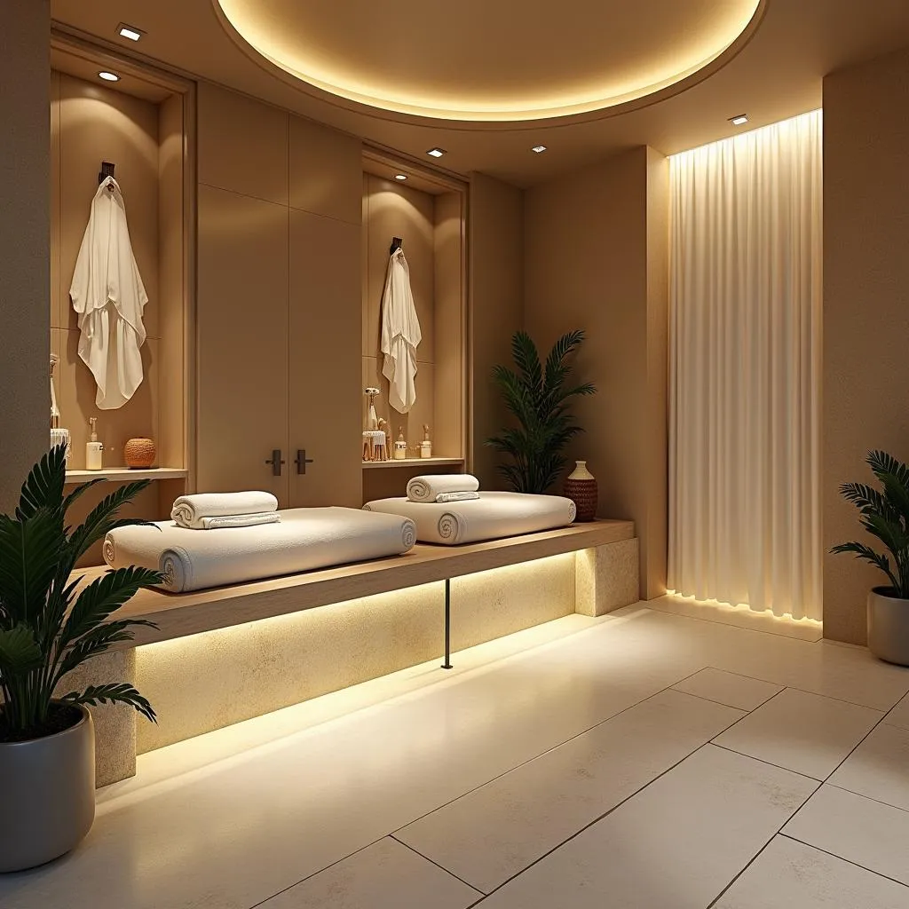 Spa Interior Design with Calming Ambience