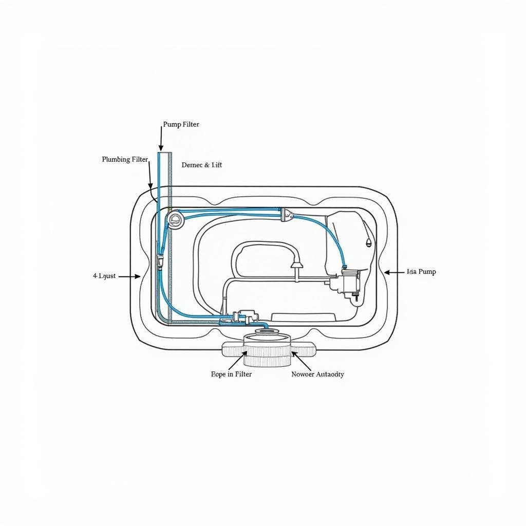 Diagram of a Typical Spa Plumbing System